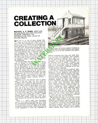 Michael Dunn Railway Museum - 1978 Article
