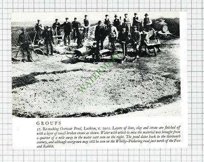 Overscar Pond Lockton Fox and Rabbit Whitby Pickering - 1970s Cutting