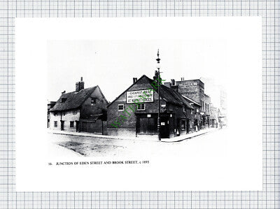 Kingston Upon Thames Eden Street Brook Street Page's Baskets - c.1970s Print