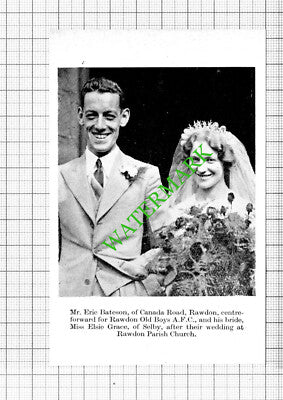Eric Bateson Rawdon Elsie Grace Selby / Norman Richardson Burley  -1938 Cutting