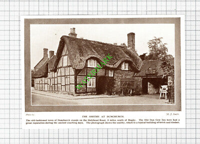 The Smithy Dunchurch Rugby  - 1920's Cutting