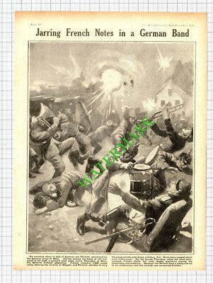 General von Strauts German Army Metz World War One WW1 - 1914 Cutting