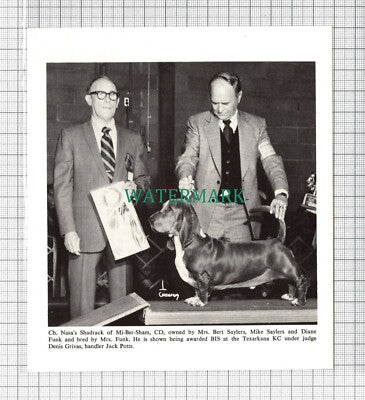 C3829) Basset Nasa's Shadrack Mi-Ber-Sham Saylers Funk Denis Grivas Jack Potts