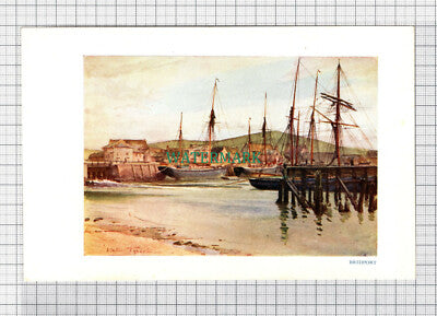 C5107) Bridport Dorset - SMALL Print c.1948