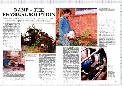 Rectory Farmhouse Ogbourne St George M P O'Flanagan Dampcoursing - 1987 Article