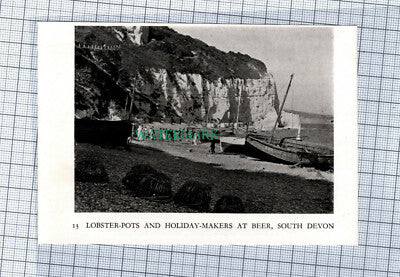 C4567) Beer South Devon Beach - c.1940s Clip