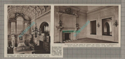 C2790) The Queen's Chapel Marlborough House - 1951 Clip