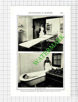 Hospital For Diseases Of The Nervous System Maida Vale London  c.1914 Book Print