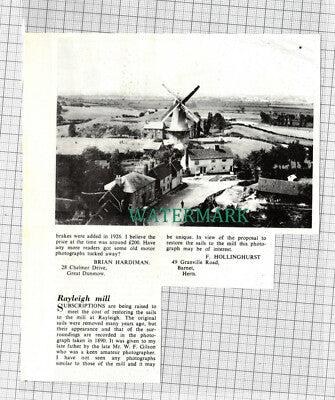 C3295) Rayleigh Mill Essex - 1973 Clip