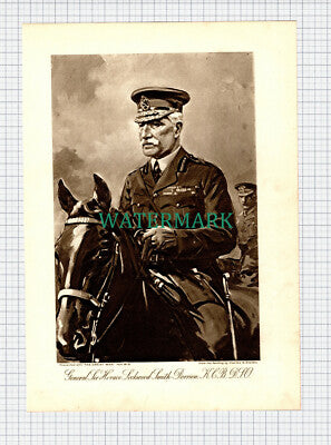 X770) General Sir Horace Lockwood Smith-Dorrien World War One - c.1919 Print