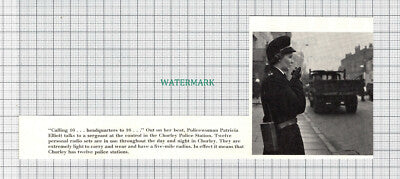 C4049) Patricia Elliott Policewoman Chorley Police Station - 1964 Clip