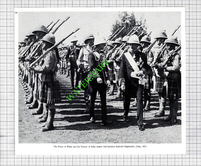 2nd Battalion Seaforth Highlanders India - Cutting / Print