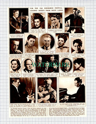 (X22) Edinburgh International Festival of Music & Drama - 1948 Clip