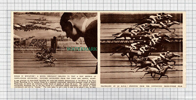 C3834) News Cutting - Epsom In Miniature Race Finish Recording Co - 1947