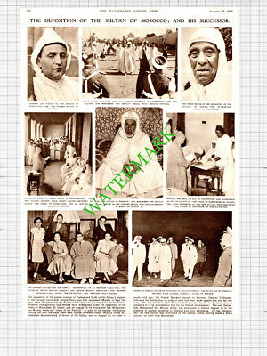 Sultan Of Morocco - 1953 Cutting