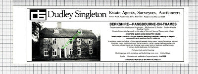 Pangbourne Berkshire House Sale Advert - 1980 Cutting