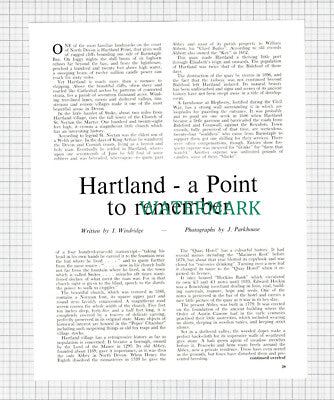 X1133) Hartland Point Devon - 1969 Article