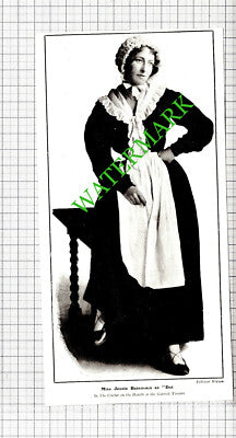 Miss Jessie Bateman Actress  - 1903 Cutting