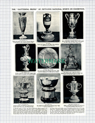 X898) Exhibition Of National Sporting Trophies - 1951 Clip