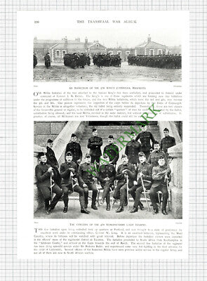 3rd King's Own Scottish Borderers Witham / 4th Somersetshire W Long - c.1900