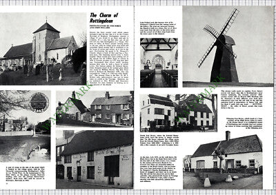 9436) Rottingdean Sussex Black Horse Inn North End House - 1968 Article