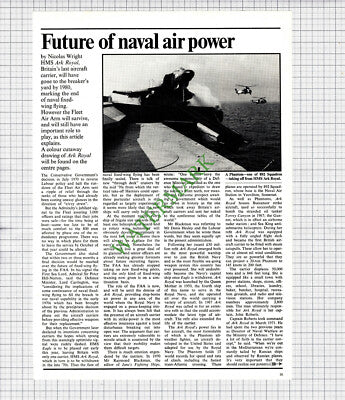 HMS Ark Royal Ship  - 1972 Article