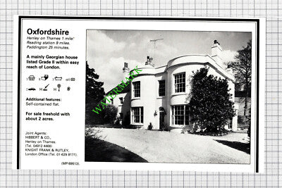 Hungerford Berkshire / Henley On Thames Sale Advert - 1980 Cutting