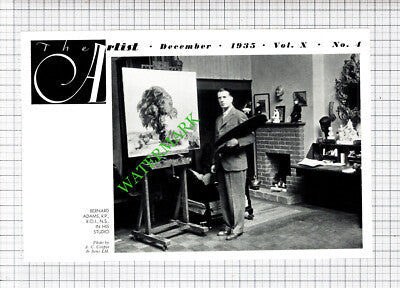 Bernard Adams Artist - 1935 Cutting