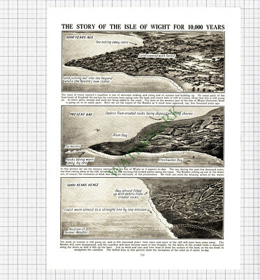 9108) The Needles Isle Of Wight Story - c.1930  Cutting / Print
