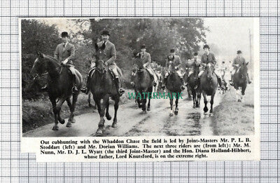 C5354) Whaddon Chase Stoddart Dorian Williams Holland-Hibbert Hunt - 1969 Clip