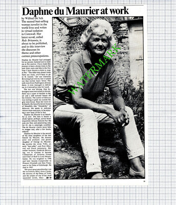 Daphne du Maurier Novelist  - 1972 Article