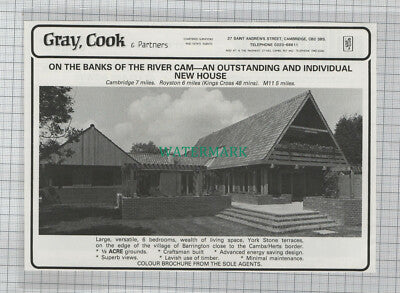 C7750) Cambridge Royston River Cam - 1980 House Advert