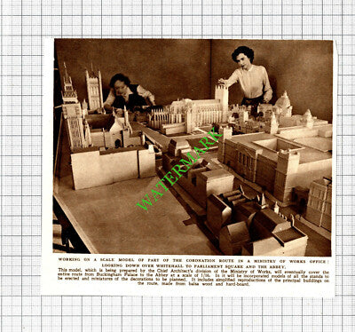 Ministry Of Works Coronation Route Model - 1952 Cutting