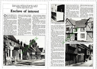 Newport Essex Bridge End Crown House  - 1988 Article
