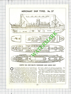 ILMATER Ship Finland Line  - 1930s Cutting