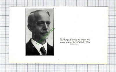 Yeadon Local Authority Mr Herman Walmsley - 1937 Cutting