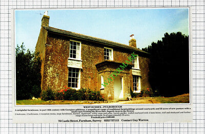 Pulborough West Sussex Farmhouse House Sale Advert - 1988 Cutting