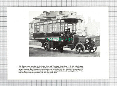 Middlesbrough Kirby School Linthorpe / Bristol Bus - Book Print