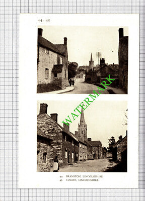 Branston Coleby Lincolnshire / Groombridge Goudhurst Kent 1932 Cutting/ Print