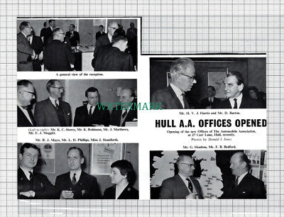 C3808) Hull AA Automobile Association Offices Storry Meggitt Houlton - 1966 Clip
