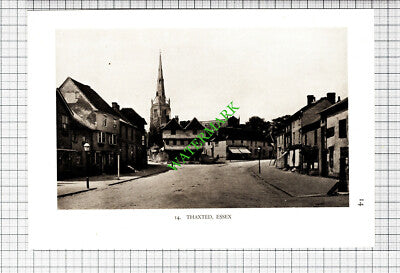 Thaxted Essex / Haughley Suffolk  - 1932 Cutting/ Print
