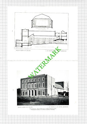 Welwyn Garden City Theatre De Soissins Kenyon - 1929 Book Prints