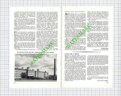 Sir Titus Salt Saltaire  - 1976 Small Article