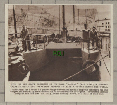 C1299) The Copula Two Frenchmen Round The World Voyage - 1948 Clip