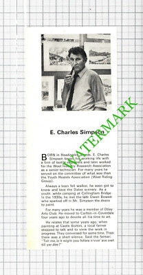 E Charles Simpson Headingley Leeds Carlton in Coverdale - 1976 Small Cutting