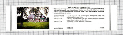 C7716) Manoir de la Guetterie Moyaux - 1989 House Advert