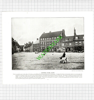 Chelmsford Essex Queen's Head / Cowper's House Olney - c.1900 Book Print