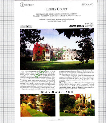 The Elms Toft Monks Beccles Richard Freeland / Bibury Court Jane Collier - 2001