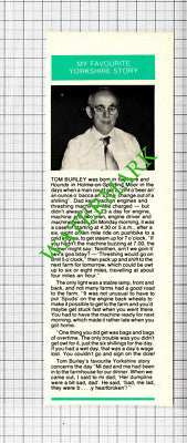 Tom Burley Holme-on-Spalding Moor  - 1985 Cutting