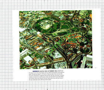 Norwich Castle Hill Timber Osborne House Isle of Wight -  1990s Cutting / Print